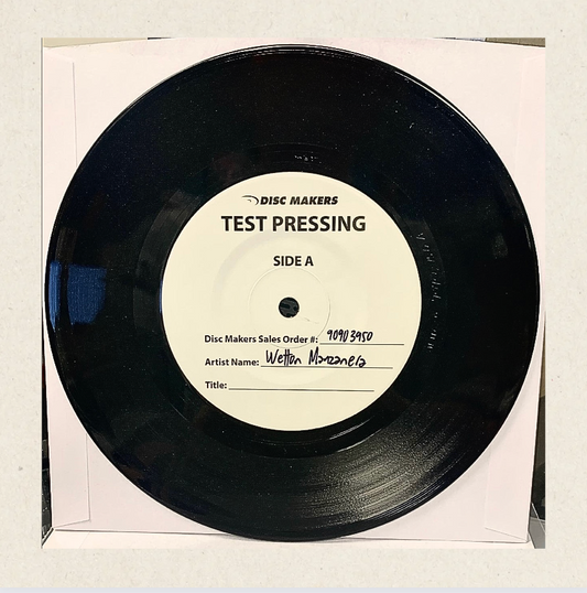 Wetton Manzanera - Round In Circles/Talk To Me (45RPM 7") [LP Test Pressing]