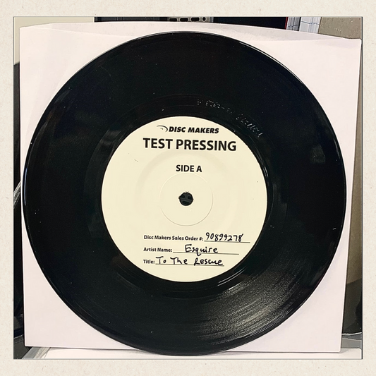 Esquire - To The Rescue b/w Sunshine (alt. mix) 45 RPM 7" Vinyl Single (Test Pressing)